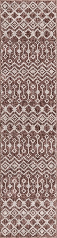 2' x 8' Harlan · Diamond rug, dusty rose