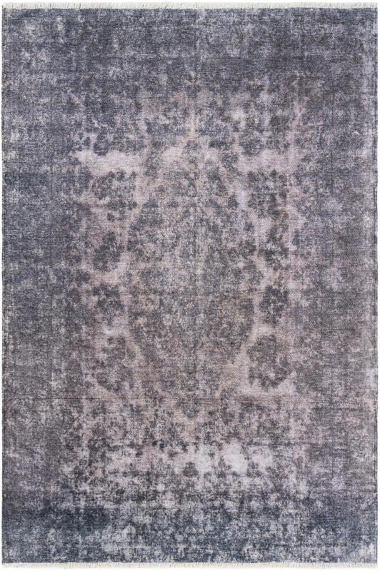 Tooley · Medallion rug, gray and blue