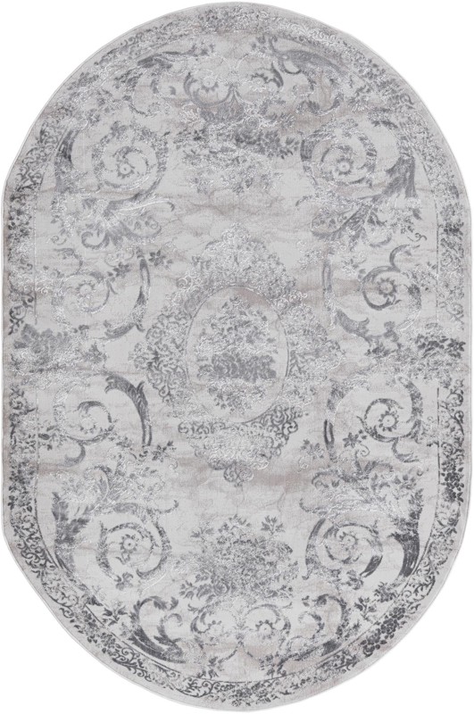 Crockett · Border rug, gray