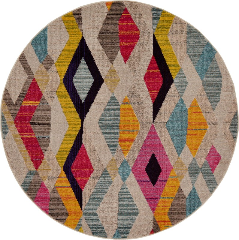 6' x 6' Donnelly · Diamond Washable Rug