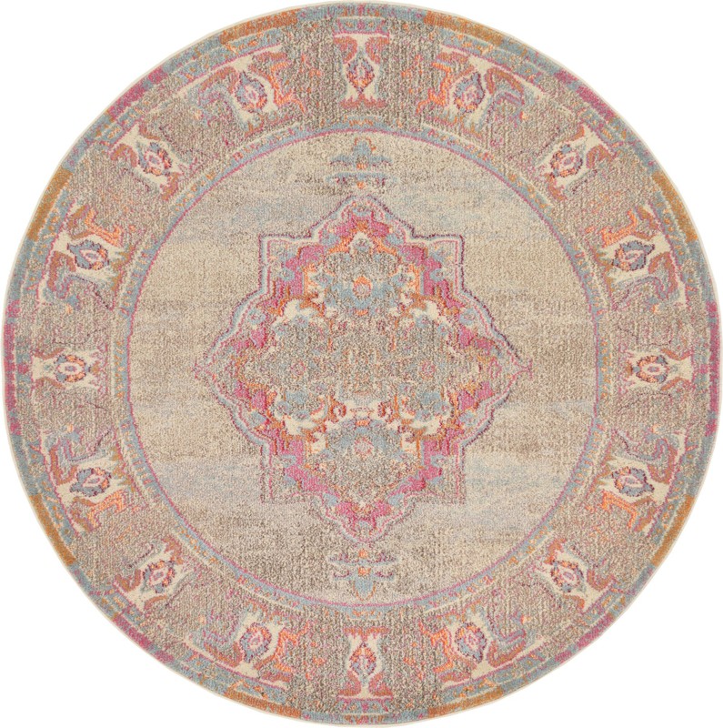 6' x 6' Farnsworth · Border Washable Rug