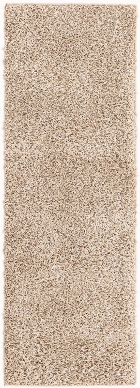 Quill · Solid Shag Rug, taupe
