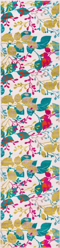 3' x 12' Lilburn · Border rug, ivory