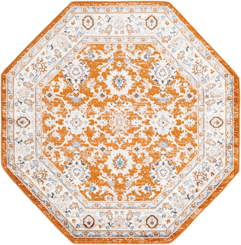 Reuben · Border rug, rust red