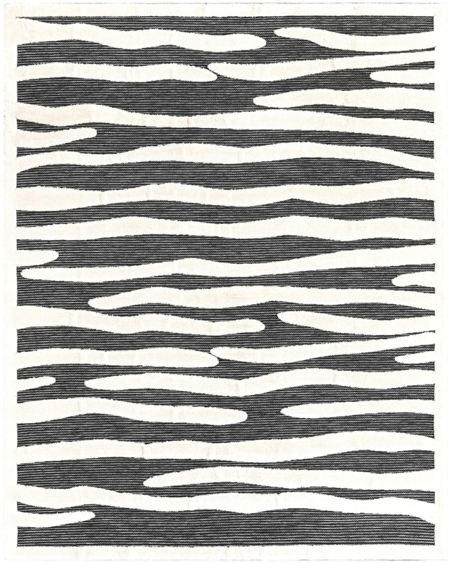 7' 10 x 10' Villiers · Abstract rug, gray