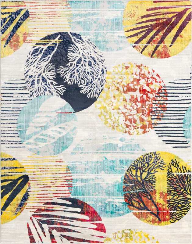 7' 10 x 10' Dagwell · Abstract rug, multi
