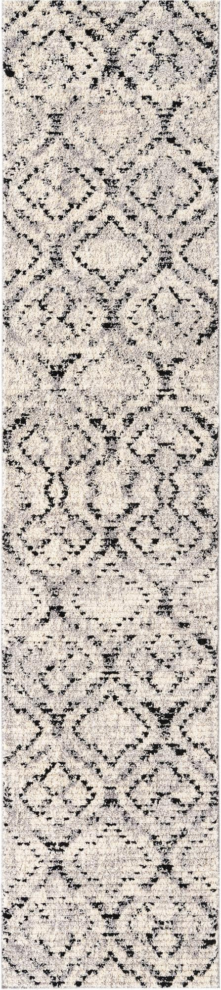 2' 7 x 12' Tilden · Diamond rug, ivory
