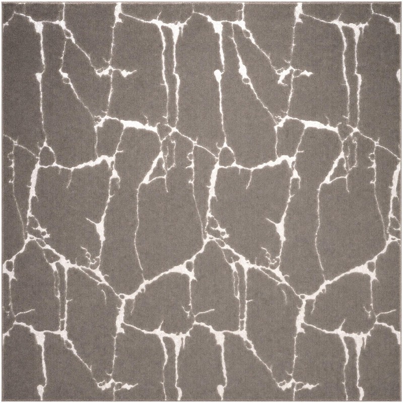 Ravenhill · Abstract rug, gray and silver