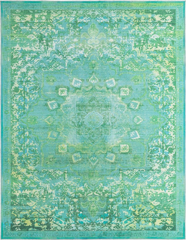 10' 6 x 13' Rideout · Medallion Washable Rug