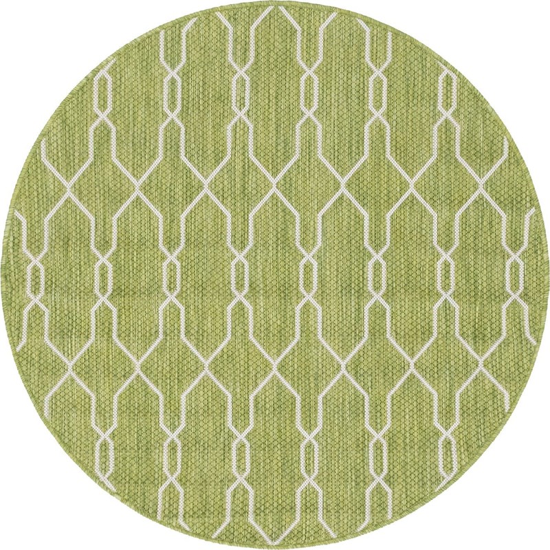 Bronson · Geometric Outdoor Rug, green