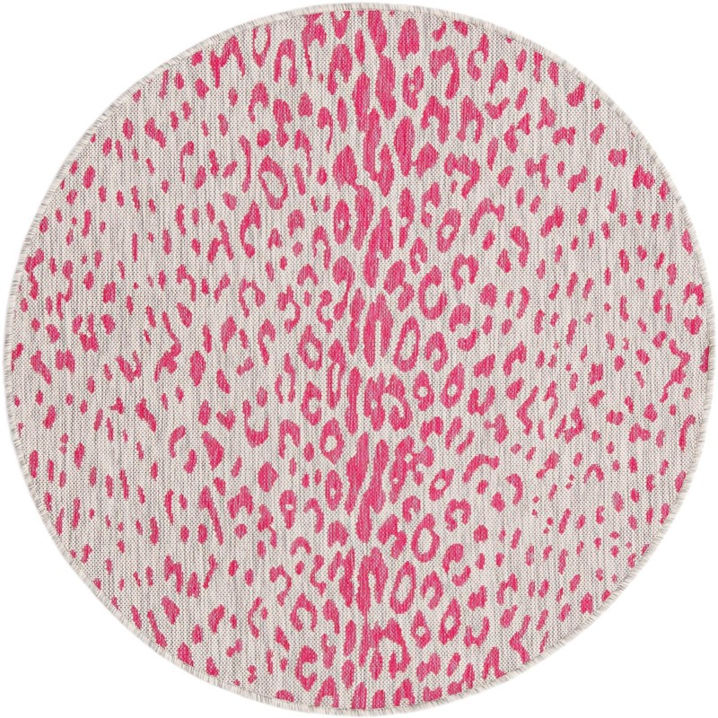 4' x 4' Winterberry · Animal print Outdoor Rug