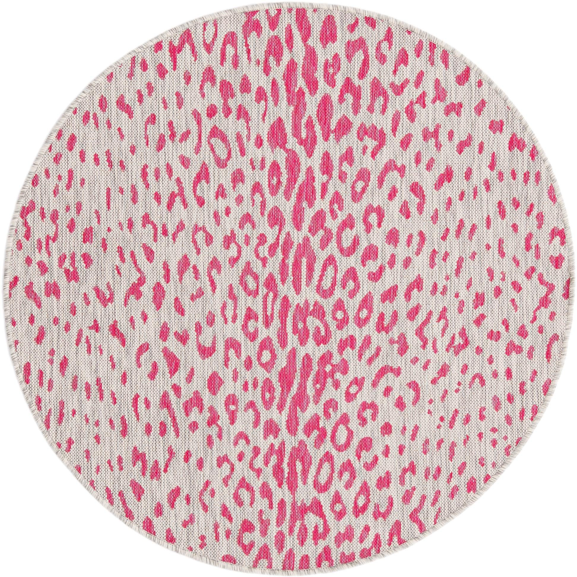 4' x 4' Winterberry · Animal print Outdoor Rug