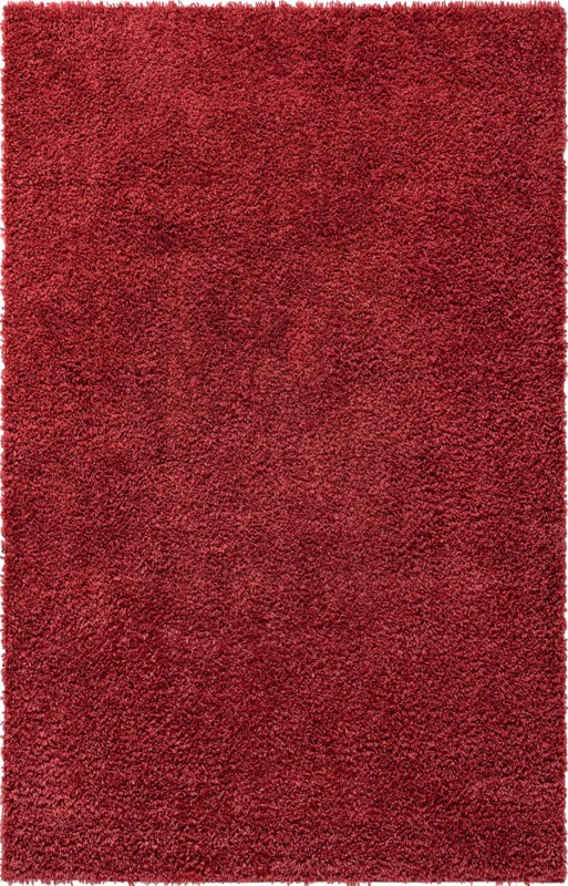 3' x 5' 3 Dunham · Solid Shag Rug, red
