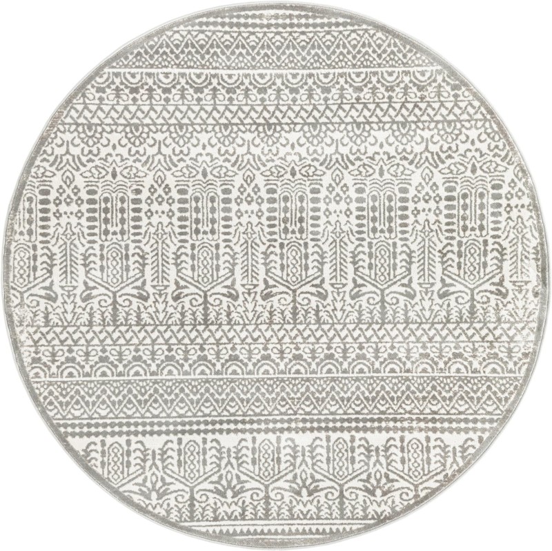5' 3 x 5' 3 Lakewood · Border rug