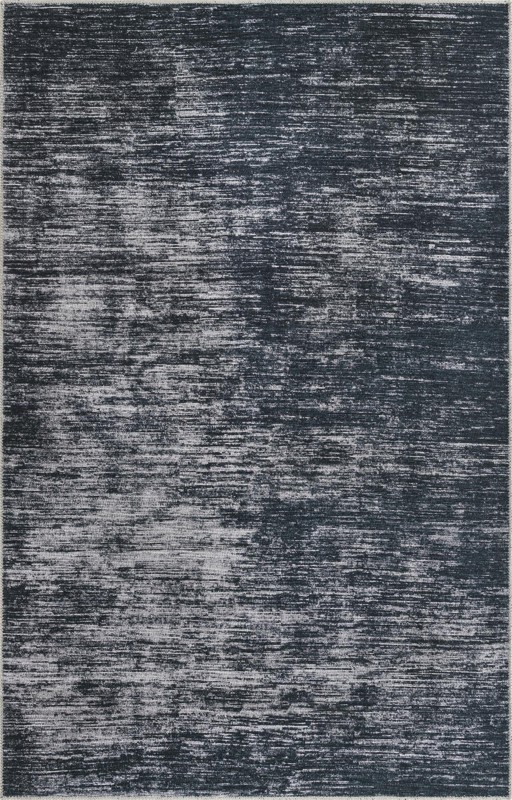 Prewitt · Linear abstract rug, black and ivory