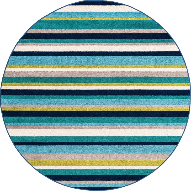 5' 3 x 5' 3 Vernal · Striped rug