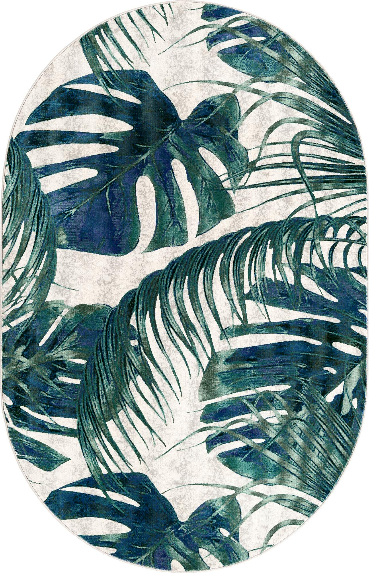 5' 3 x 7' 10 Britton · Floral / botanical rug, ivory