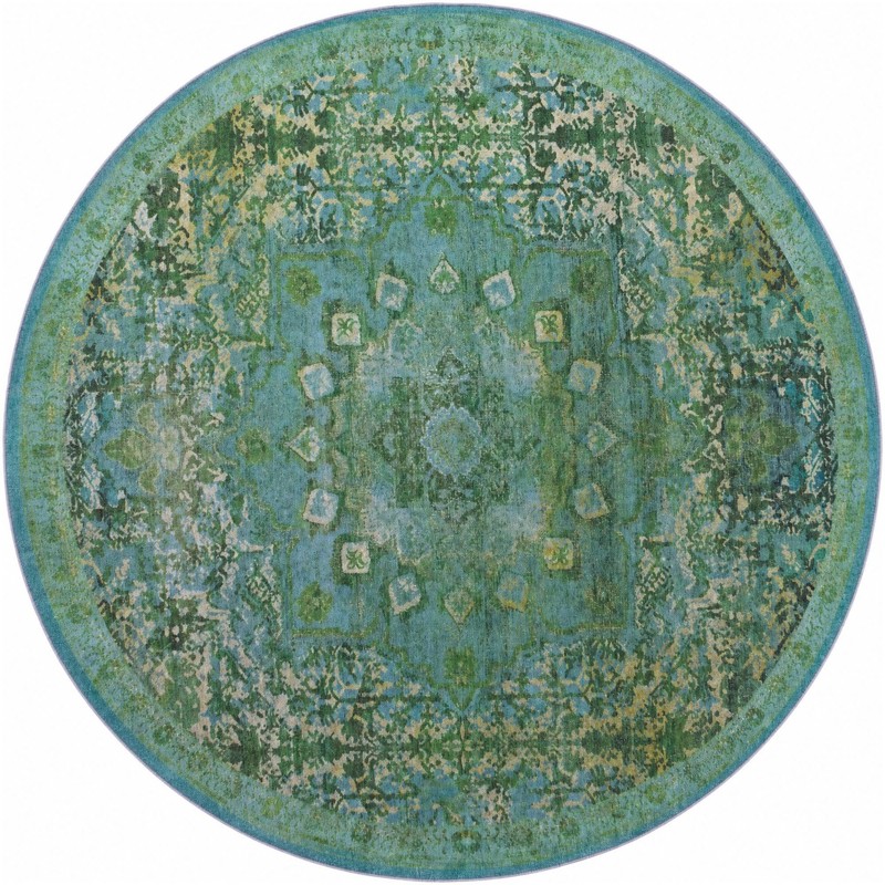 8' x 8' Rideout · Border rug