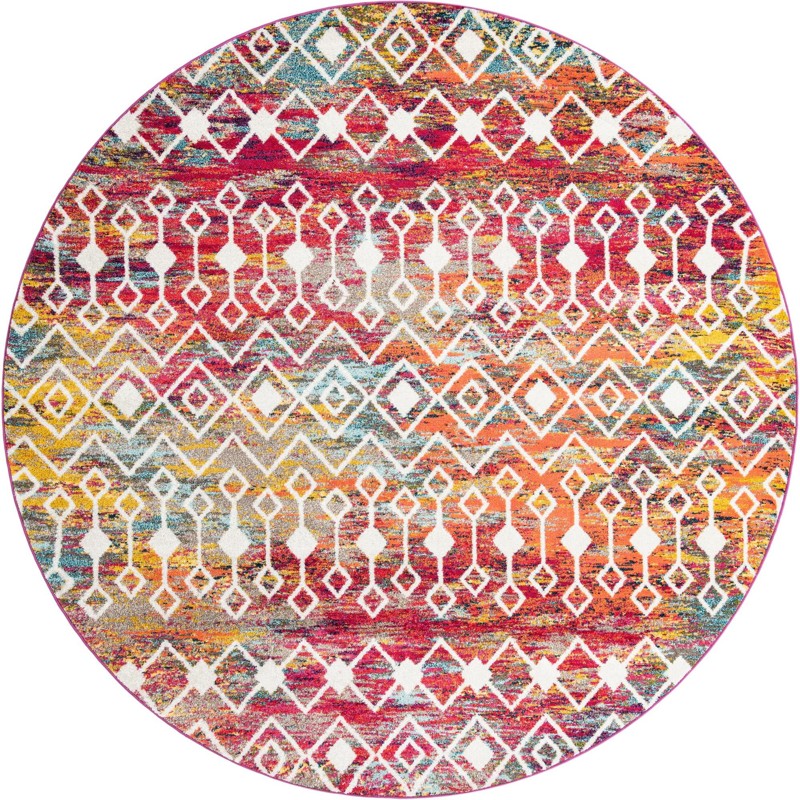 10' x 10' Boswell · Diamond rug, multi