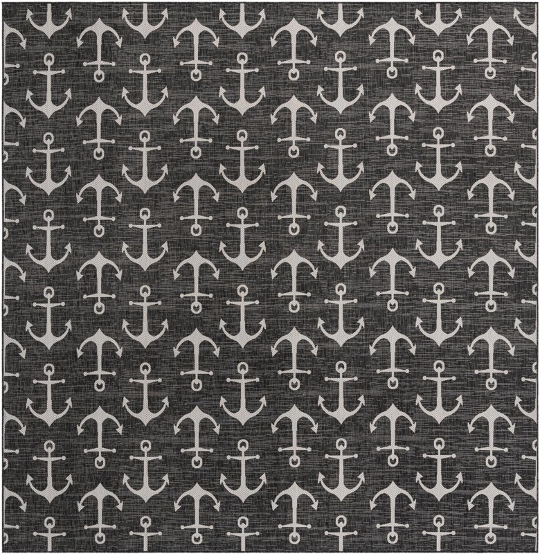 Millbrook · Pictoral Outdoor Rug, charcoal