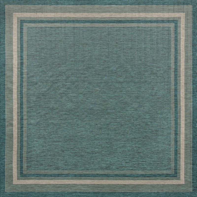 13' x 13' Fanshawe · Border Outdoor Rug