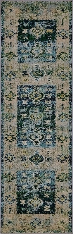 2' x 6' 9 Denali · Border Washable Rug