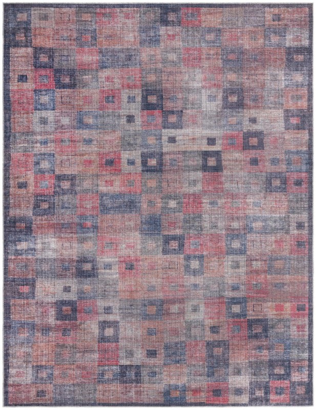 9' 2 x 12' Lewes · Geometric Washable Rug, multi