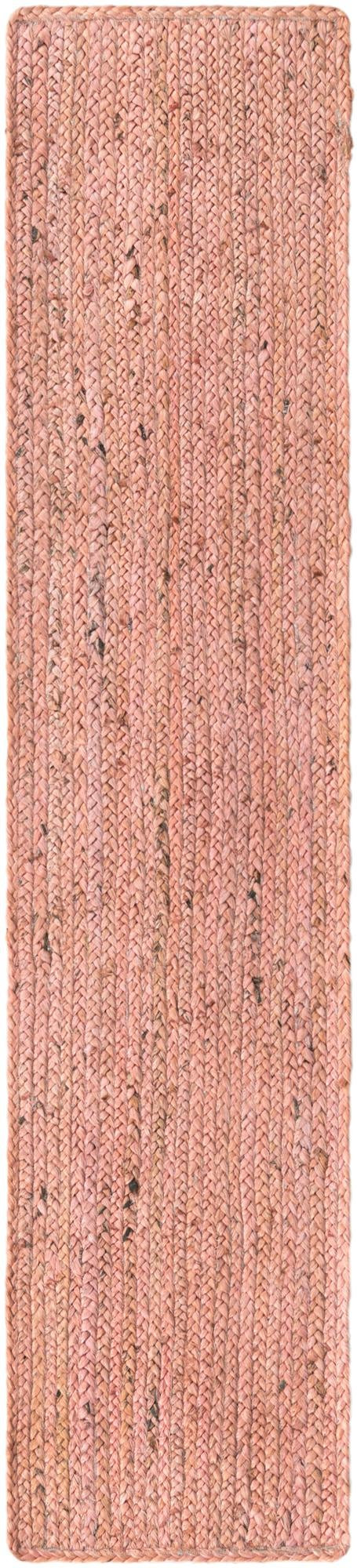1' 2 x 6' 1 Marlin · Braided Braided Jute Rug, light pink