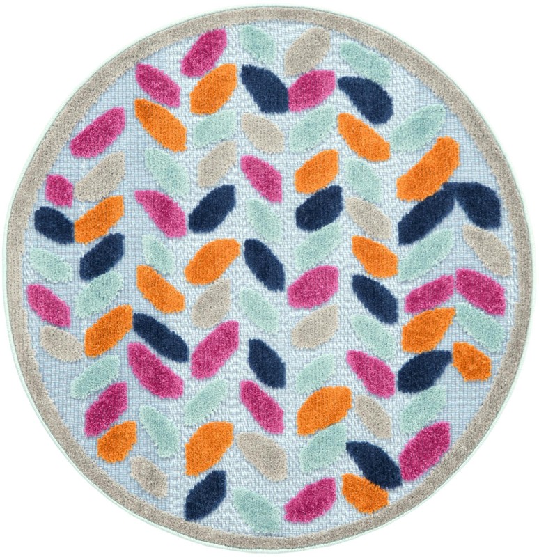 Boyd · Abstract Outdoor Rug, blue