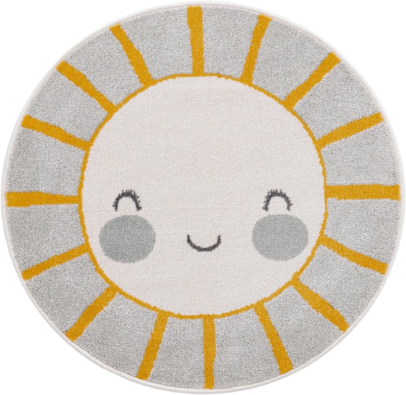 Otley · Sun rug, gray and yellow