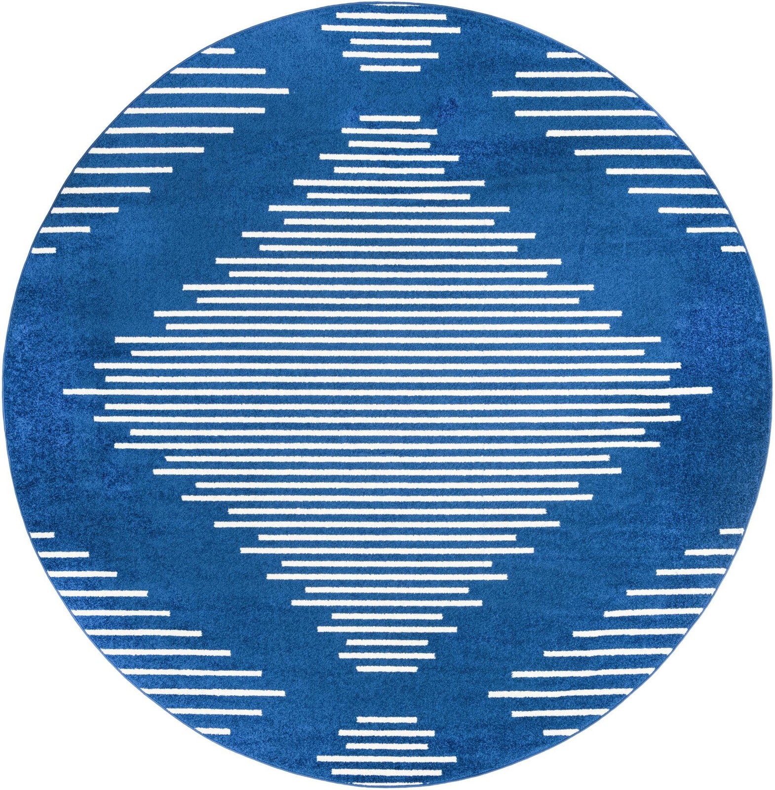 10' x 10' Knox · Diamond rug, navy blue