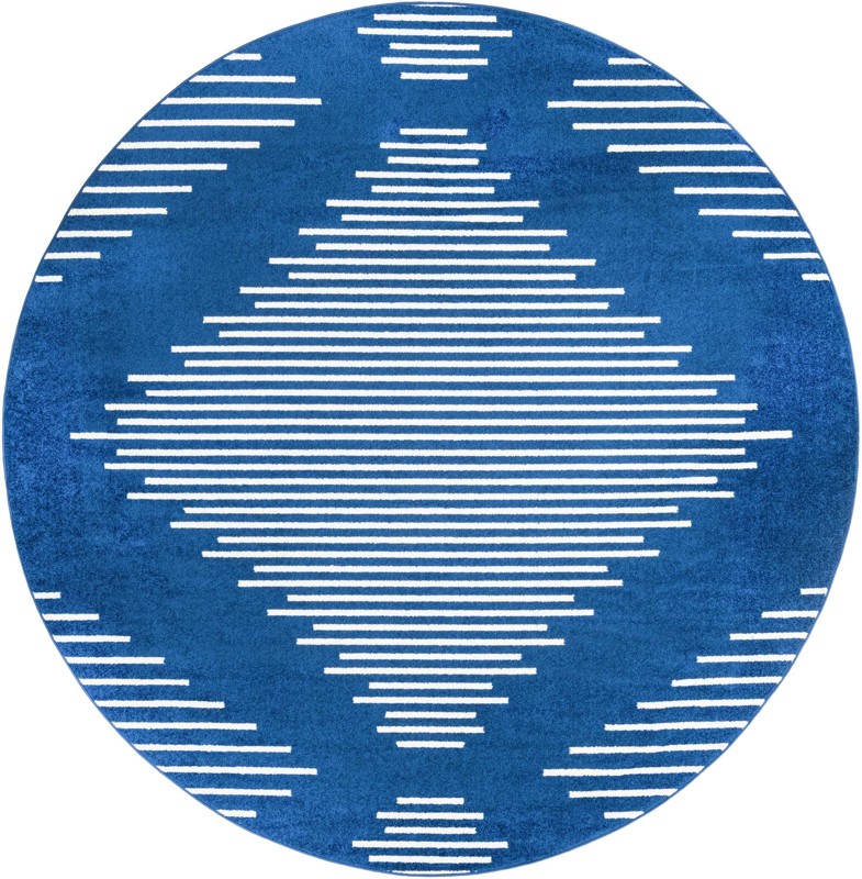10' x 10' Knox · Diamond rug, navy blue