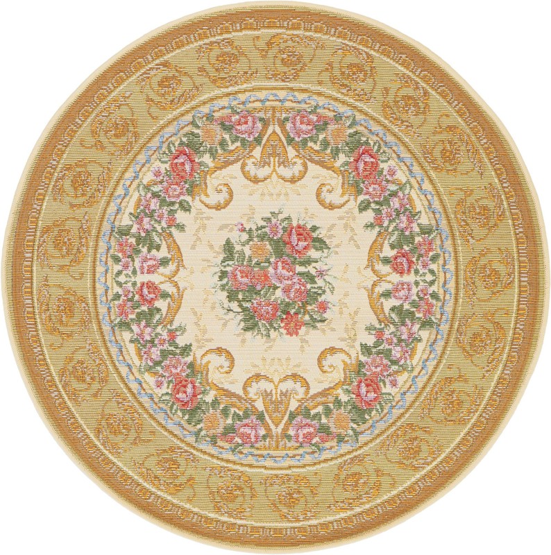 3' x 3' Lomax · Floral / botanical Outdoor Rug