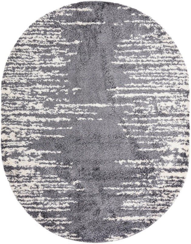 Felton · Abstract Shag Rug, gray