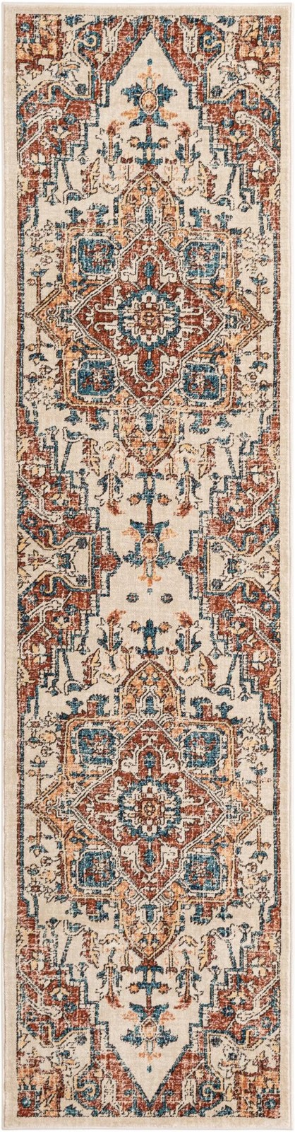 2' 7 x 10' Fanshawe · Border rug