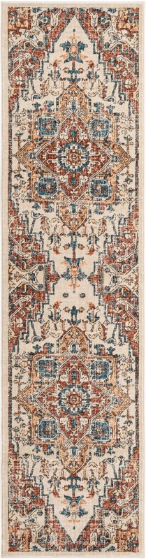 2' 7 x 10' Fanshawe · Border rug