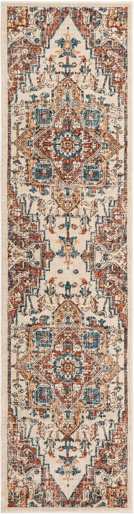 2' 7 x 10' Fanshawe · Border rug