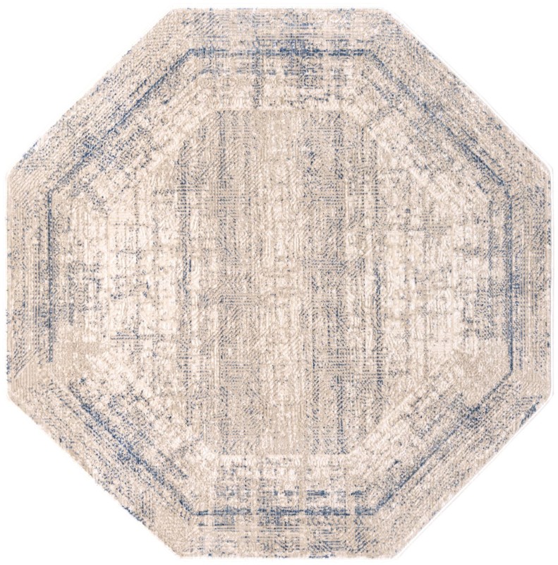 5' 3 x 5' 3 Harte · Border rug