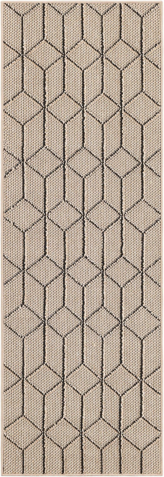 2' x 6' 1 Jasper · Diamond Outdoor Rug, khaki