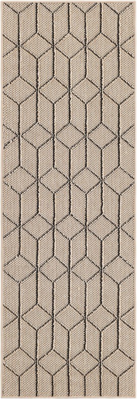 2' x 6' 1 Jasper · Diamond Outdoor Rug, khaki