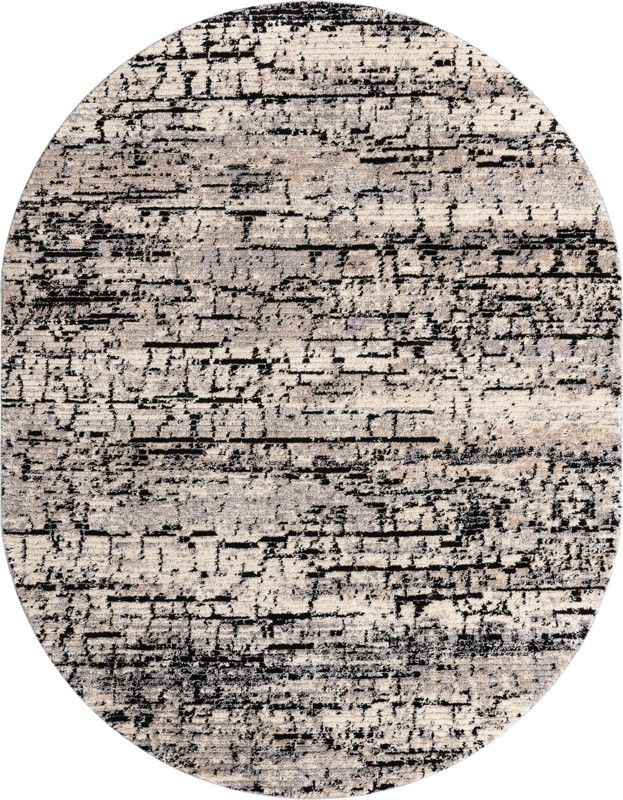 Isley · Abstract rug, gray