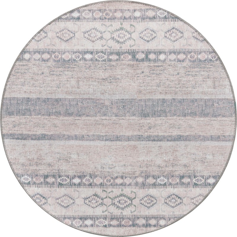 Dalton · Border Washable Rug, gray