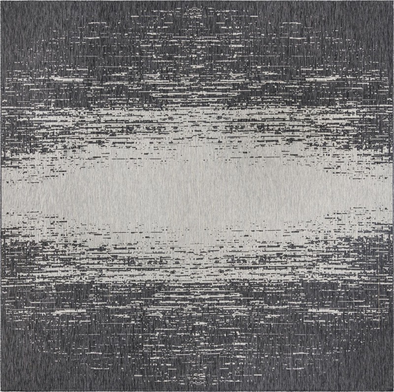 Buell · Abstract Outdoor Rug, charcoal