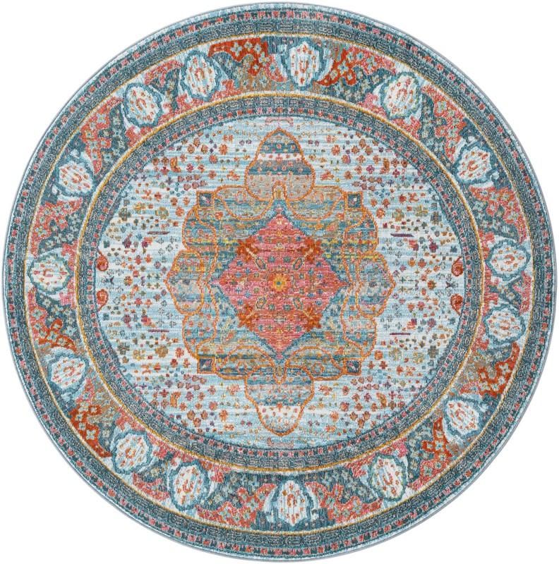 6' x 6' Lanier · Border rug