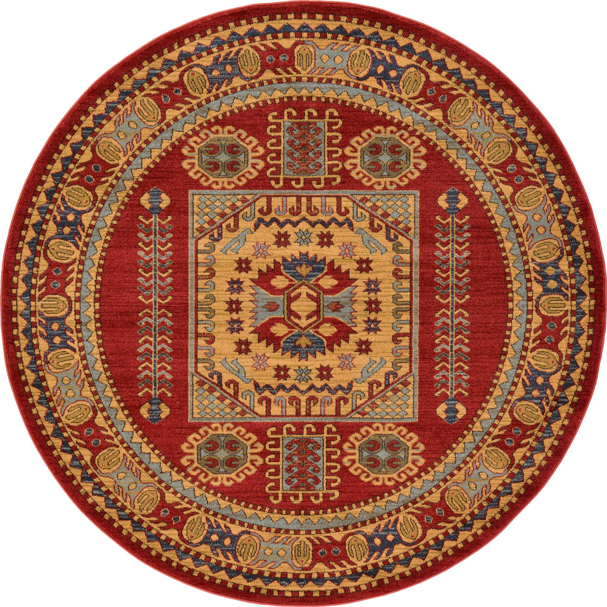 6' x 6' Lockett · Border rug