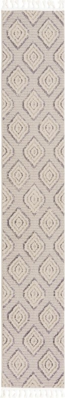 Buckley · Diamond rug, ivory and gray