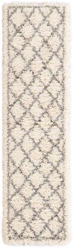 2' 7 x 10' Kemble · Diamond Shag Rug, pearl
