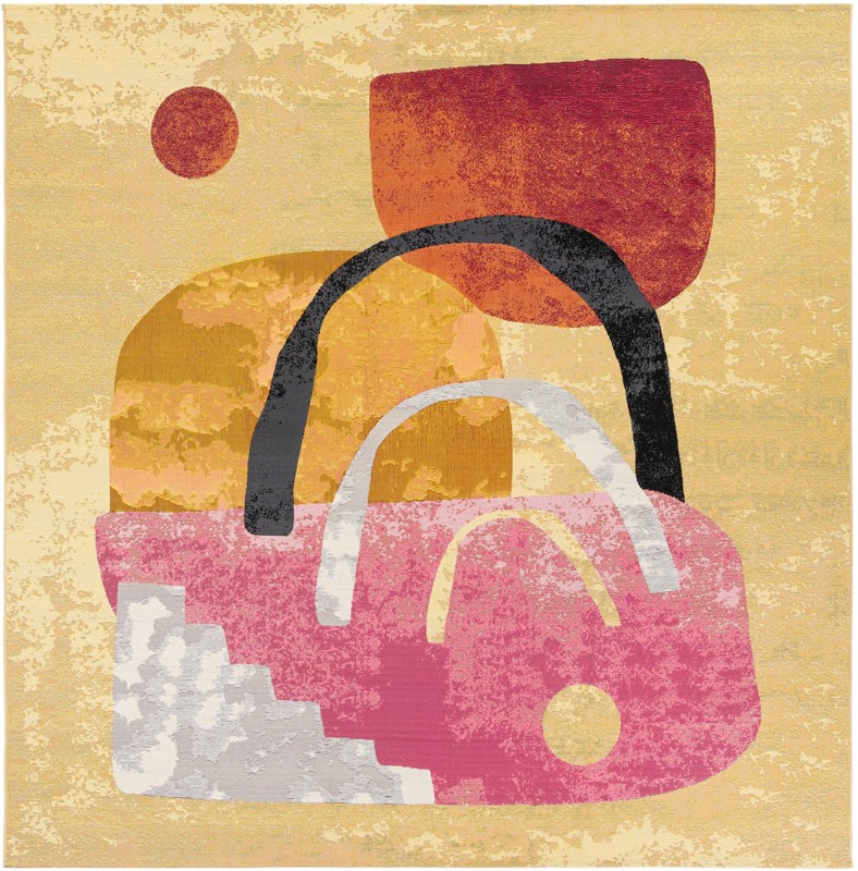 10' x 10' Averill · Abstract Outdoor Rug, multi