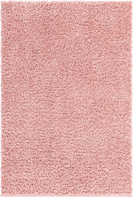4' x 6' Dunham · Solid Shag Rug, pink
