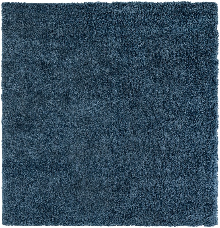Easton · Solid Shag Rug, dblue
